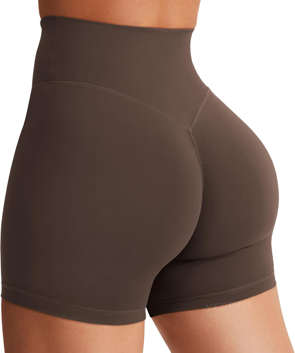 Highest Waist Tummy Control Running Shorts by YEOREO