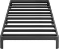 8 Inch Twin Metal Platform Bed Frame Black - Noise Free, No Box Spring