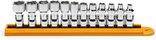 GEARWRENCH 12 Pc. 1/4 Drive Flex Socket Set for Precision Work