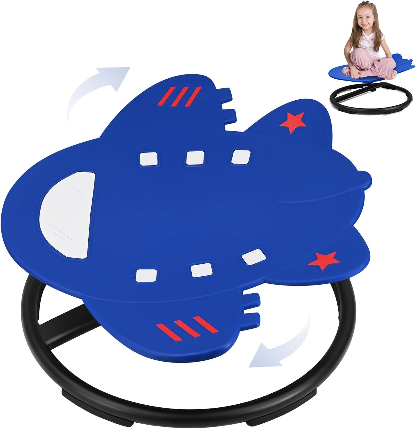 360 Swivel Sensory Chair for Kids - Blue