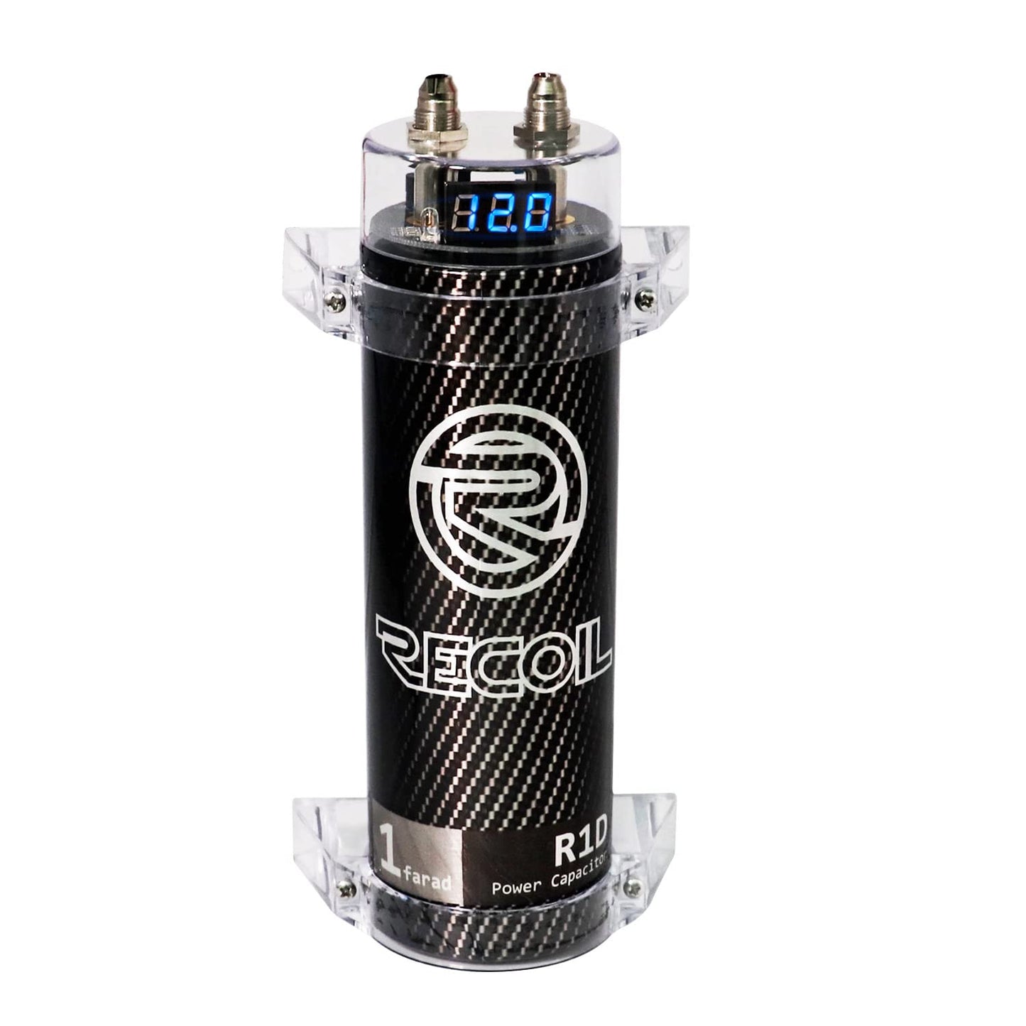 RECOIL R1D 1.0 Farad Car Audio Capacitor for Enhanced Sound