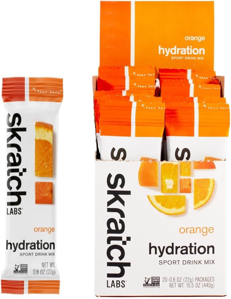 Skratch Labs Hydration Packets for Athletes - Orange Flavor
