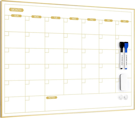 ARCOBIS Monthly Calendar Whiteboard for Wall - Elegant Planner