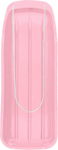 48in Kids Plastic Toboggan Snow Sled for Winter Fun