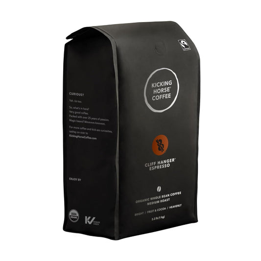 Kicking Horse Cliff Hanger Espresso: Organic Fairtrade Whole Bean Coffee
