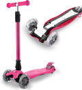 3 Wheel Scooter for Kids Ages 6-12 - Light Up Wheels, Adjustable