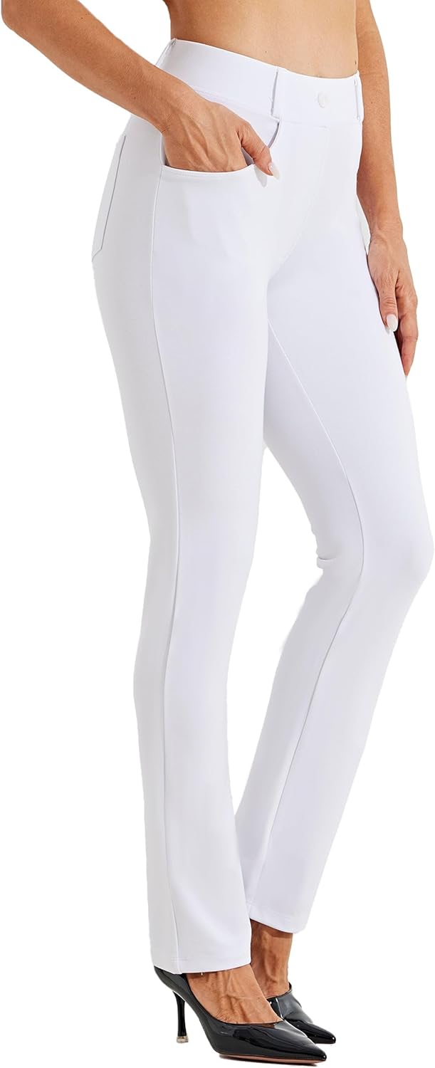 Willit Women's Yoga Dress Pants for Office and Casual Wear
