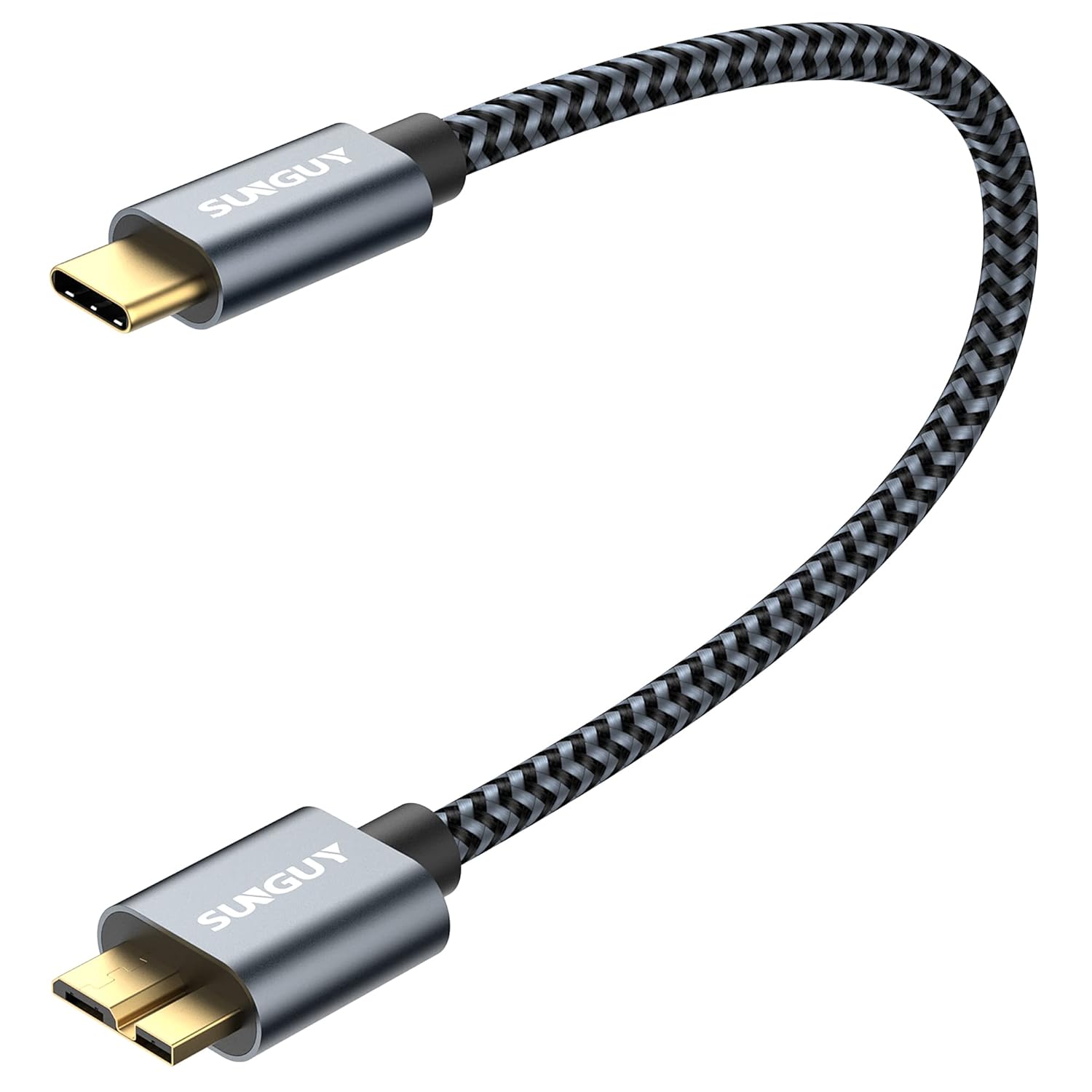 SUNGUY High-Speed 10Gbps USB C Cable
