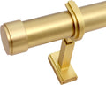 BlastHome Non-Adjustable Luxury Extra Long Curtain Rod - Seamless 15