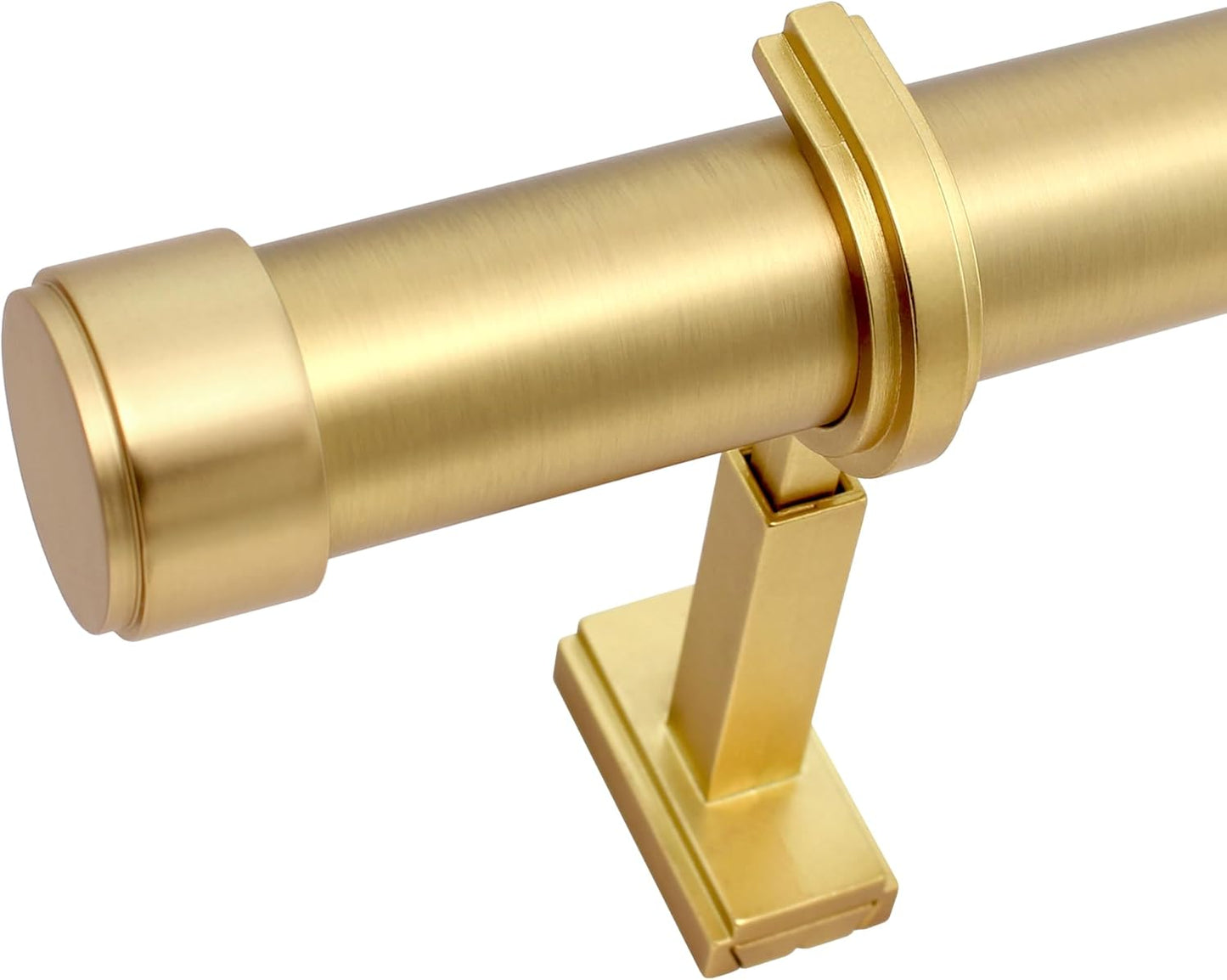BlastHome Non-Adjustable Luxury Extra Long Curtain Rod Set