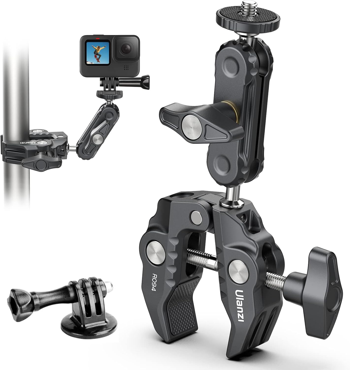 ULANZI Super Clamp with 360 Ballhead for Ultimate Flexibility