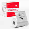 Transparent Thermal Label Paper Round 1.57x1.18 in - Clear