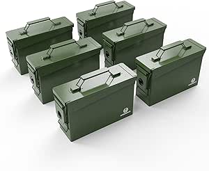 HARDROCK 30 Ammo Can Waterproof Metal Army Green Storage Box