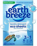60 Load Eco-Friendly Laundry Sheets - Tough on Stains, Gentle on Skin