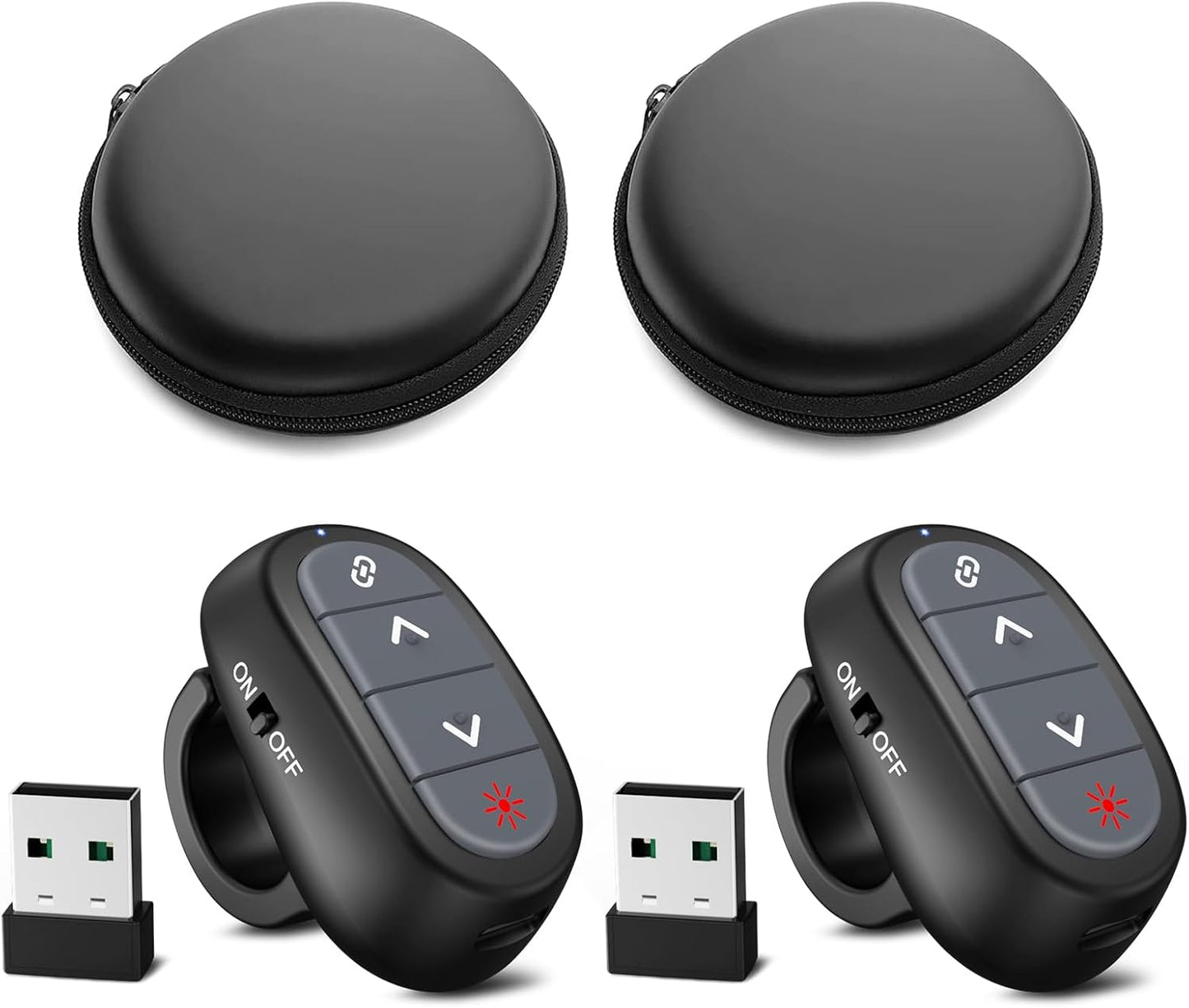 Wireless Presentation Clicker with Laser Pointer for PPT Slides