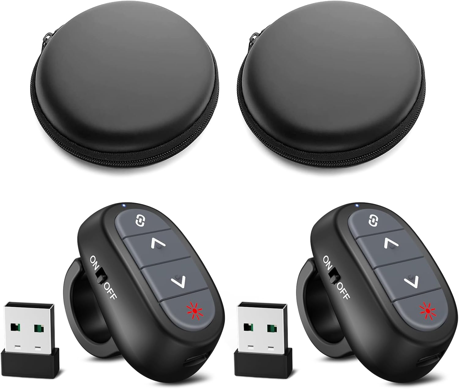 Wireless Presentation Clicker with Laser Pointer for PPT Slides