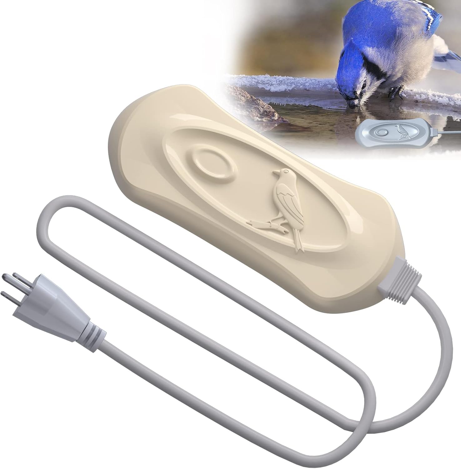 Thermostatic Bird Bath Heater - 80W