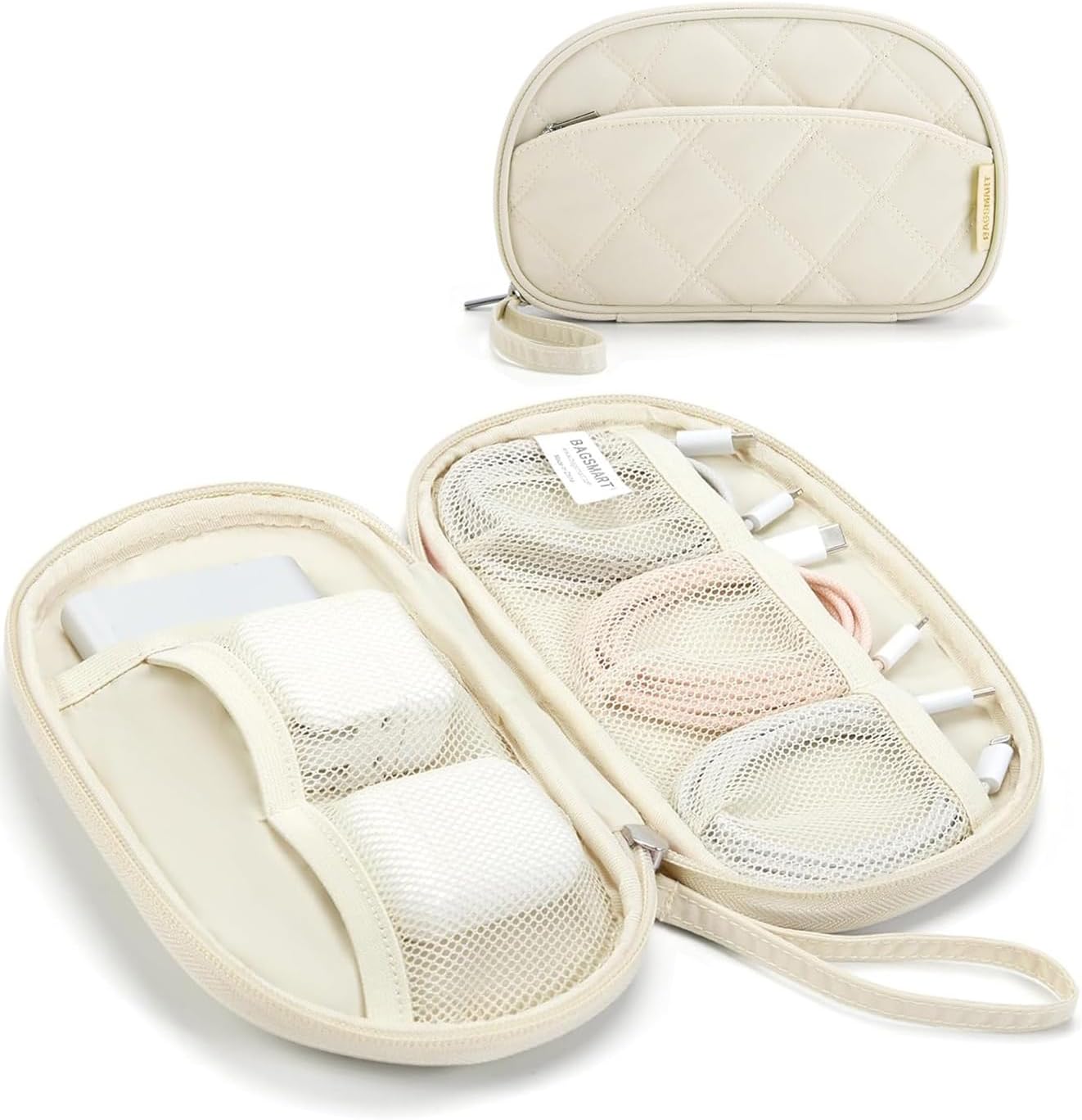 BAGSMART Travel Cord Organizer: Tech Essentials for Women