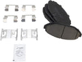 TRQ Front Brake Pads Ceramic Compatible with 1998-2002 Ford Crown