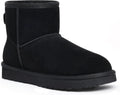 KIDMI Women's Classic Genuine Suede Mini Boots - Warm, Slip-Resistant