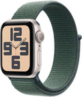 Apple Watch SE 2nd Gen GPS 40mm Starlight Case Lake Green Band
