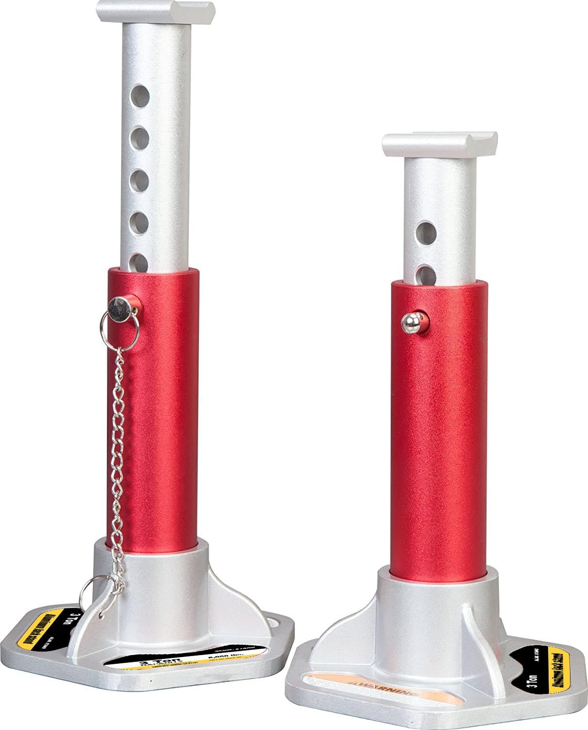 BIG RED T43004-1 Aluminum Jack Stands: 3 Ton Capacity