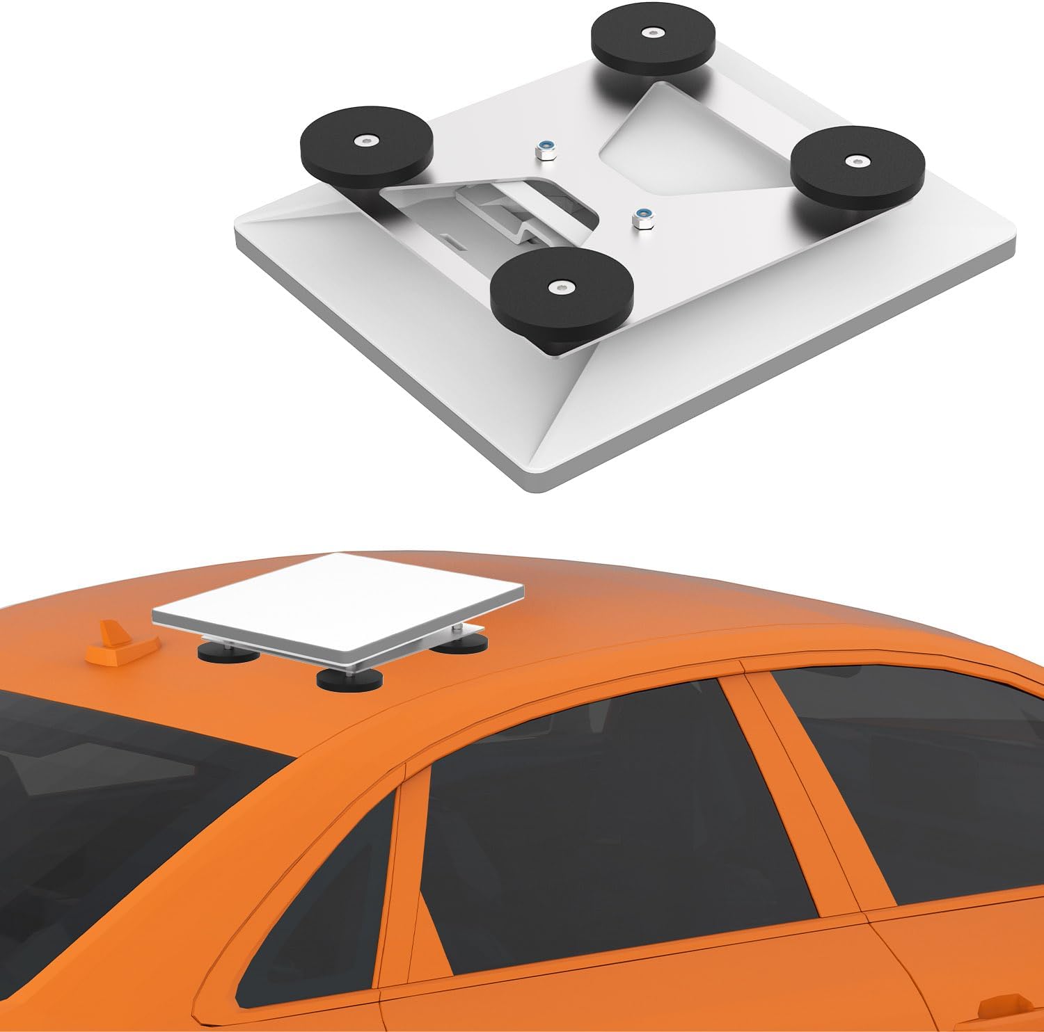 Starlink Mini Magnetic Vehicle Mount for Secure Roof Attachment