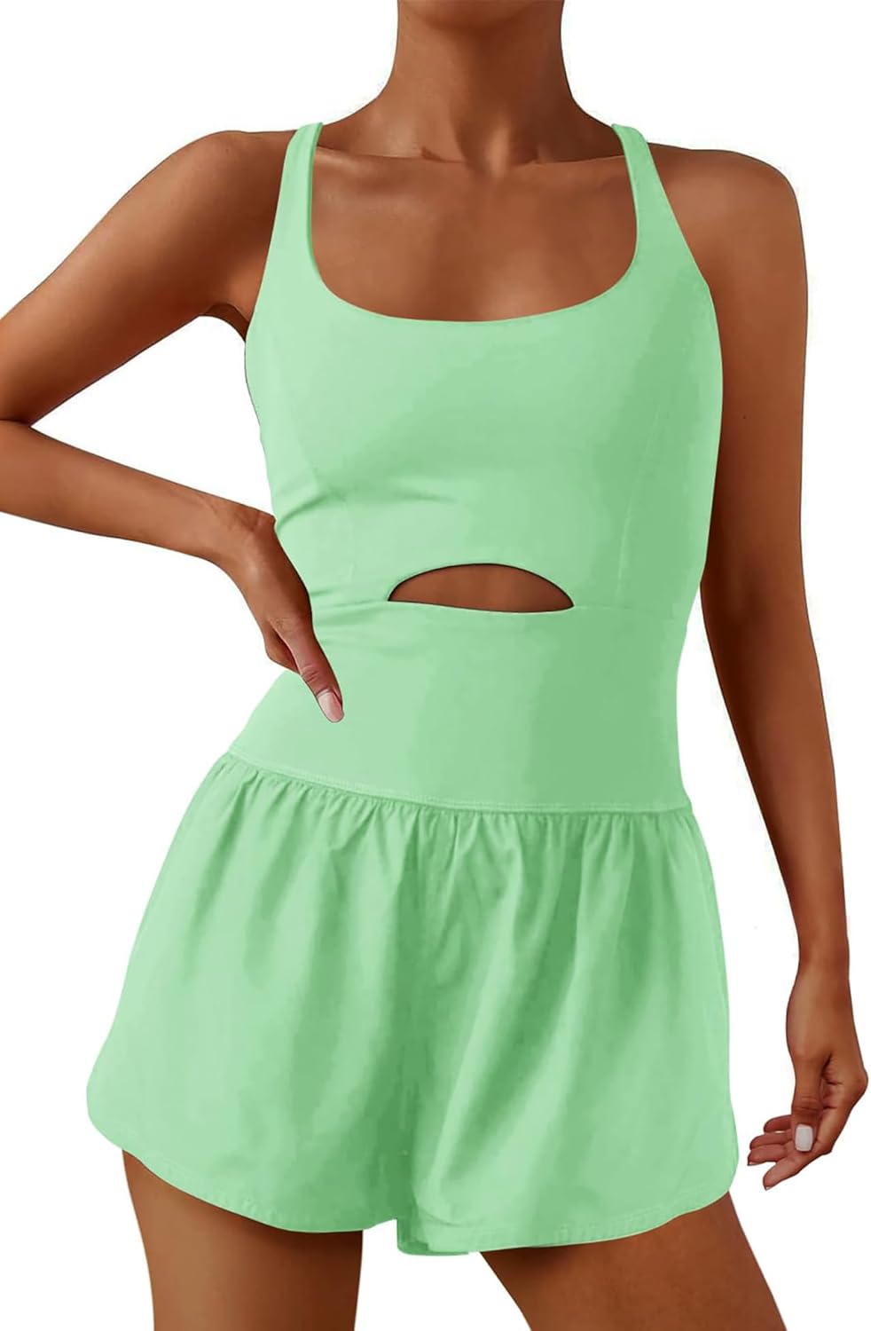ReachMe Womens Running Onesie Athletic Romper for Workouts