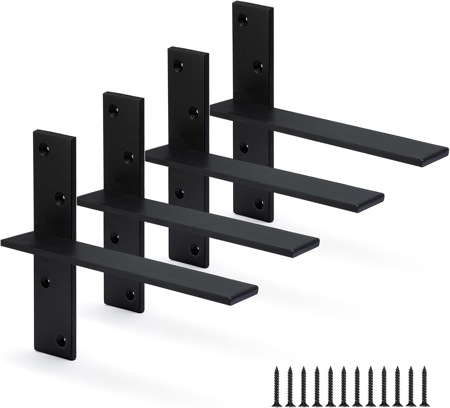 Heavy Duty Floating Shelf Brackets for Countertops and Shelves