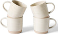 13 oz Ceramic Mug Set of 4 - Constellation Beige Coffee Mugs