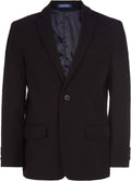 Boys Bi-Stretch Blazer Jacket in Black Twill - Smart Occasion Wear