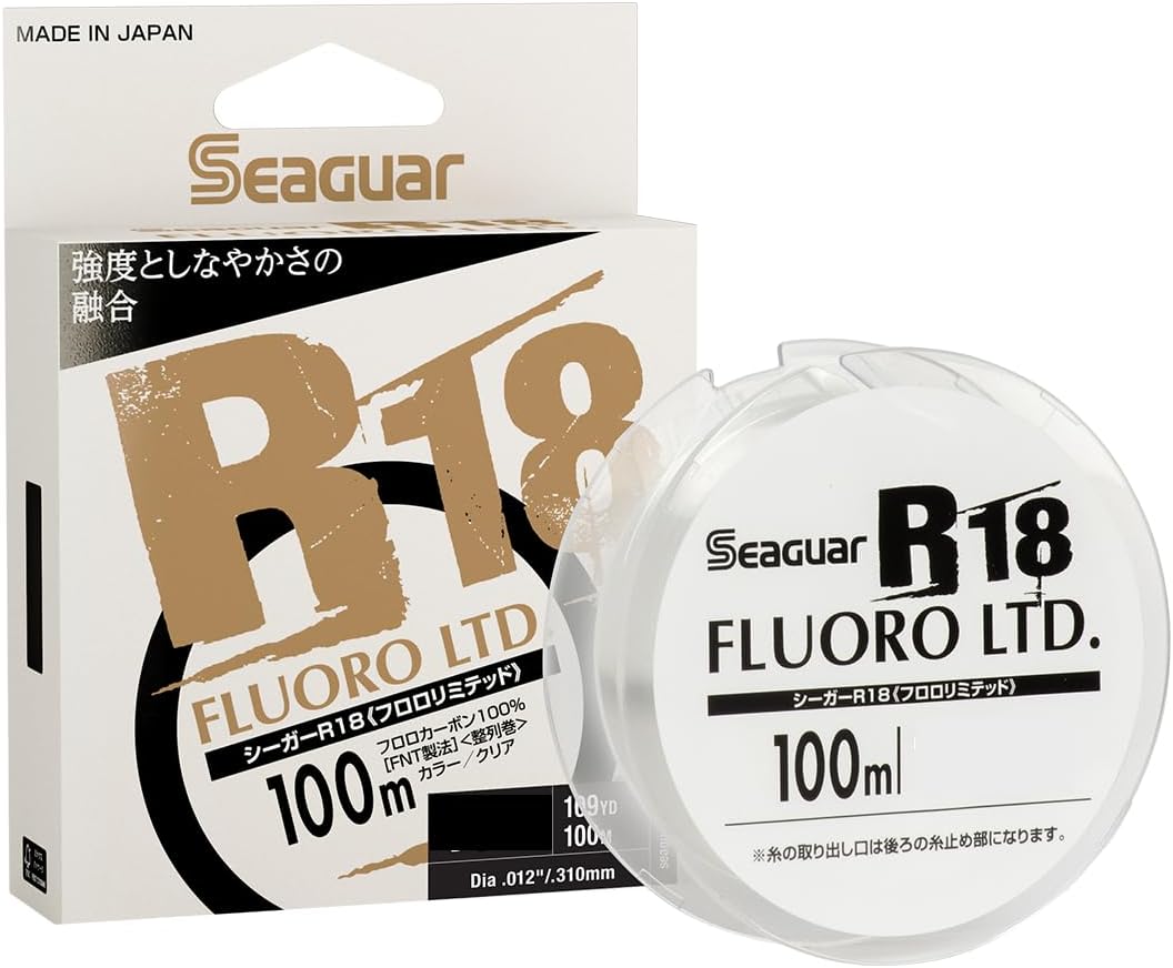 Seaguar JDM R18 Fluoro Ltd. 100% Fluorocarbon - Ultimate Strength!