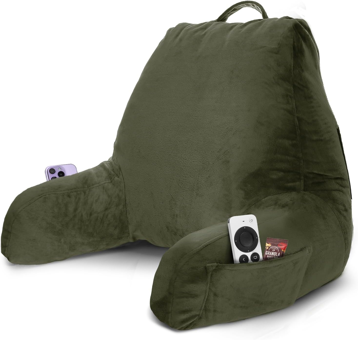 Nestl Reading Pillow with Shredded Memory Foam for Comfort