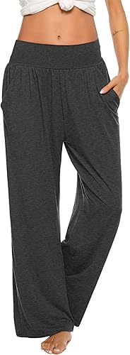 ZJCT Womens Yoga Sweatpants Comfy Loose Casual Wide Leg Joggers