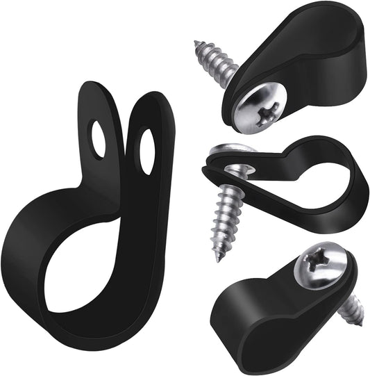 Secure Your Rope Lights with Ease - 50PCS P-Style Clips