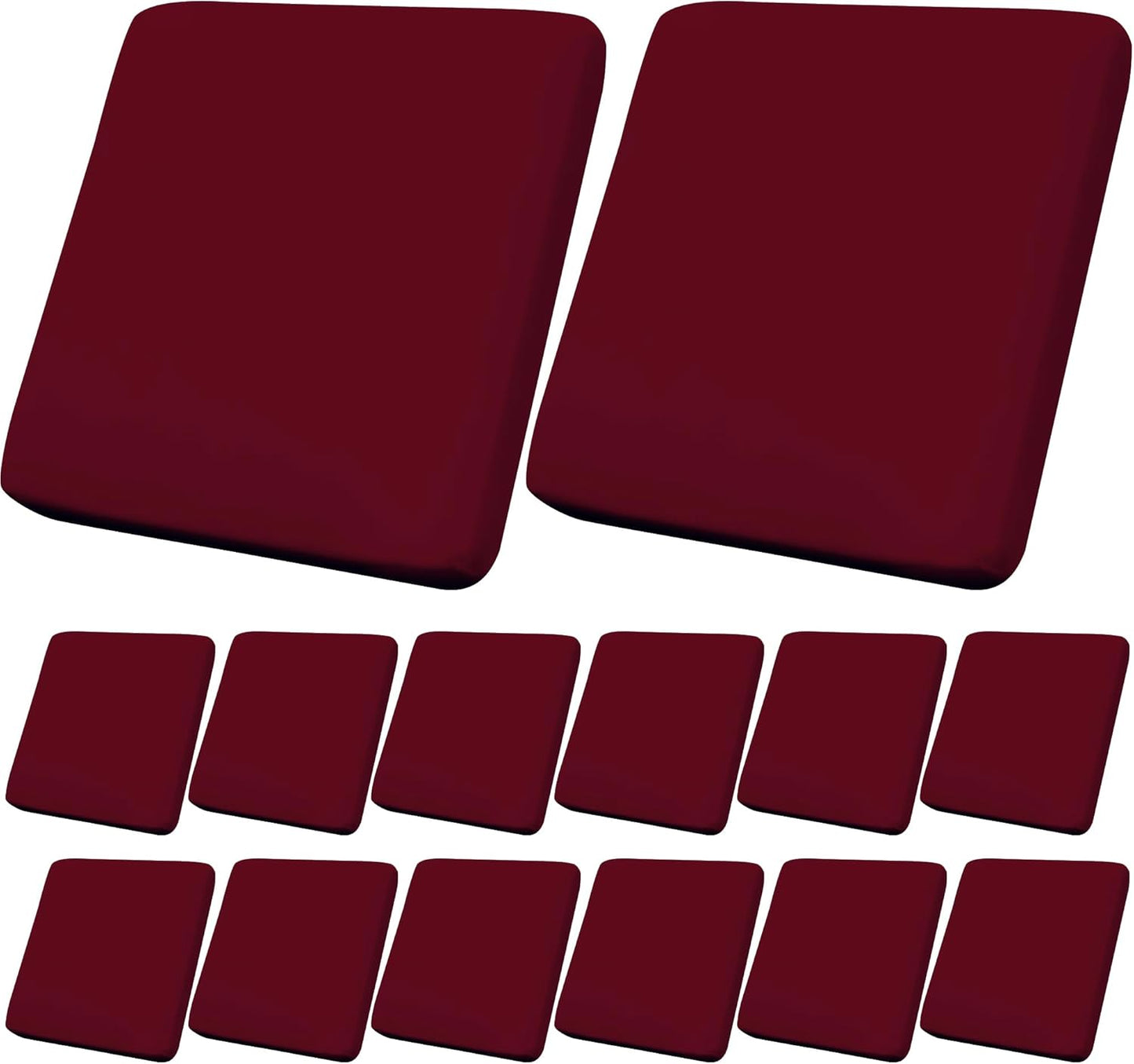 14Pcs Outdoor Cushion Covers Waterproof for Stylish Patios