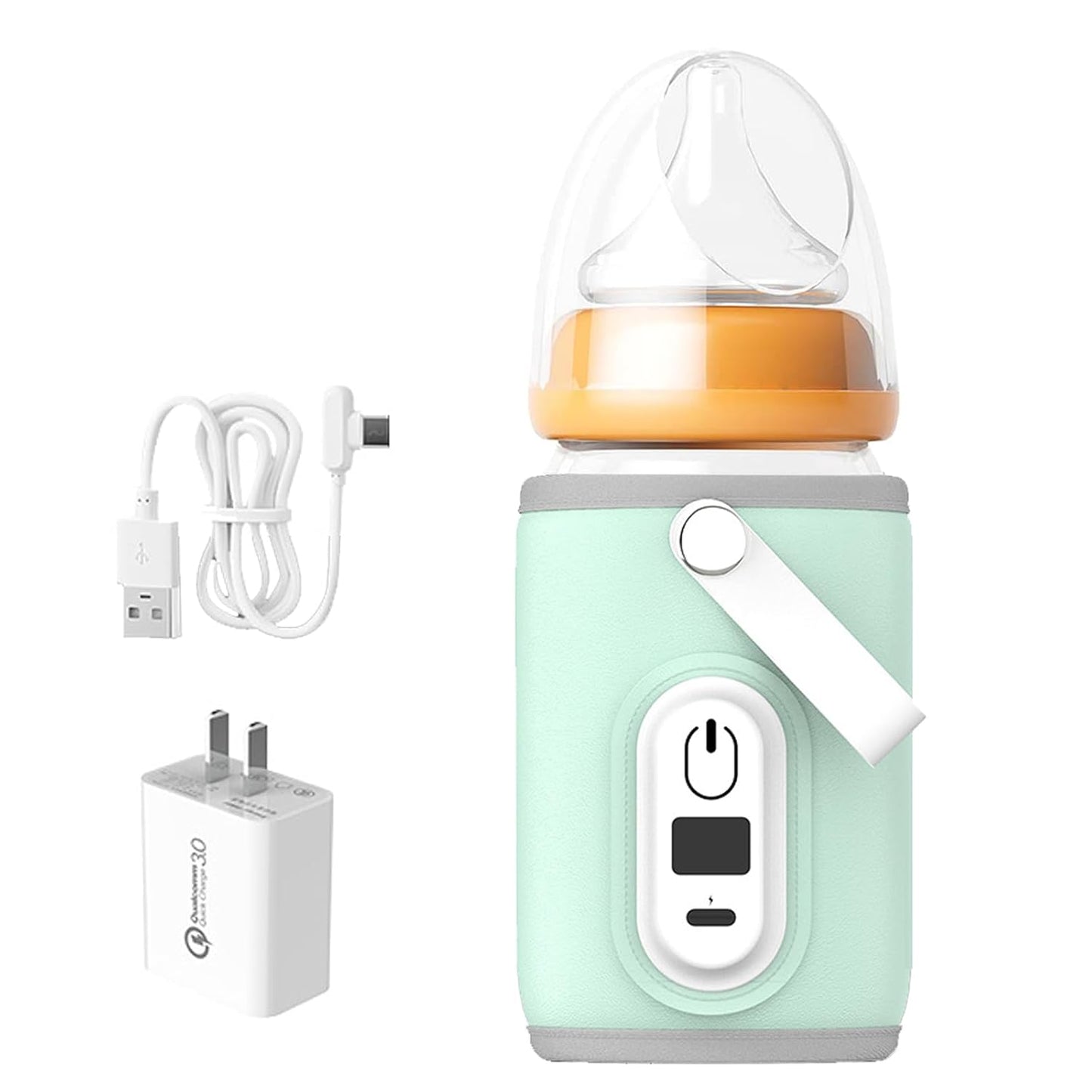 KIDENEI Portable Baby Bottle Warmer: Fast & Constant Temp
