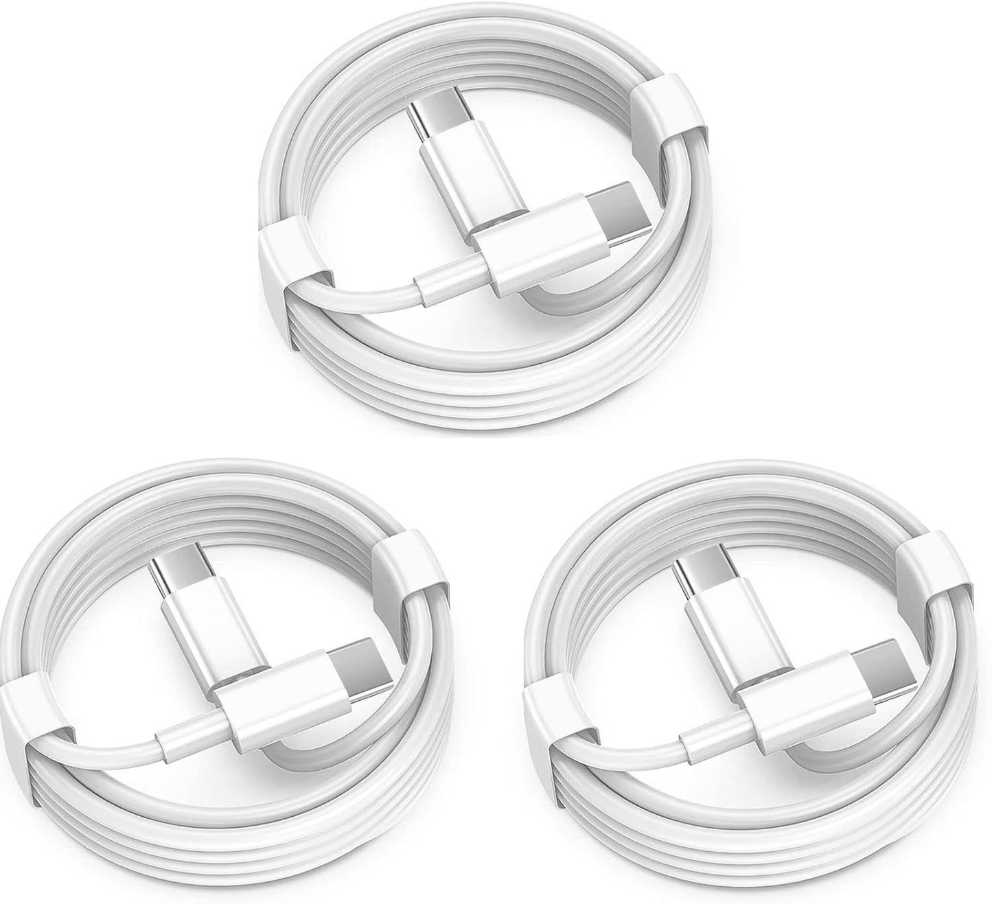 Fast Charge 3ft USB C Cable 3Pack for Apple Devices