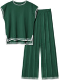 Ekouaer Womens Knit Sweater Set 2-Piece Lounge Outfit (Style 99JQ)