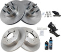 Front and Rear Brake Pad & Rotor Kit Compatible with 1995-2002 Ford