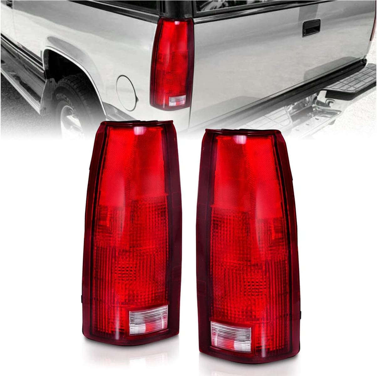 AmeriLite OE Replacement Halogen Tail Lights for Chevy GMC