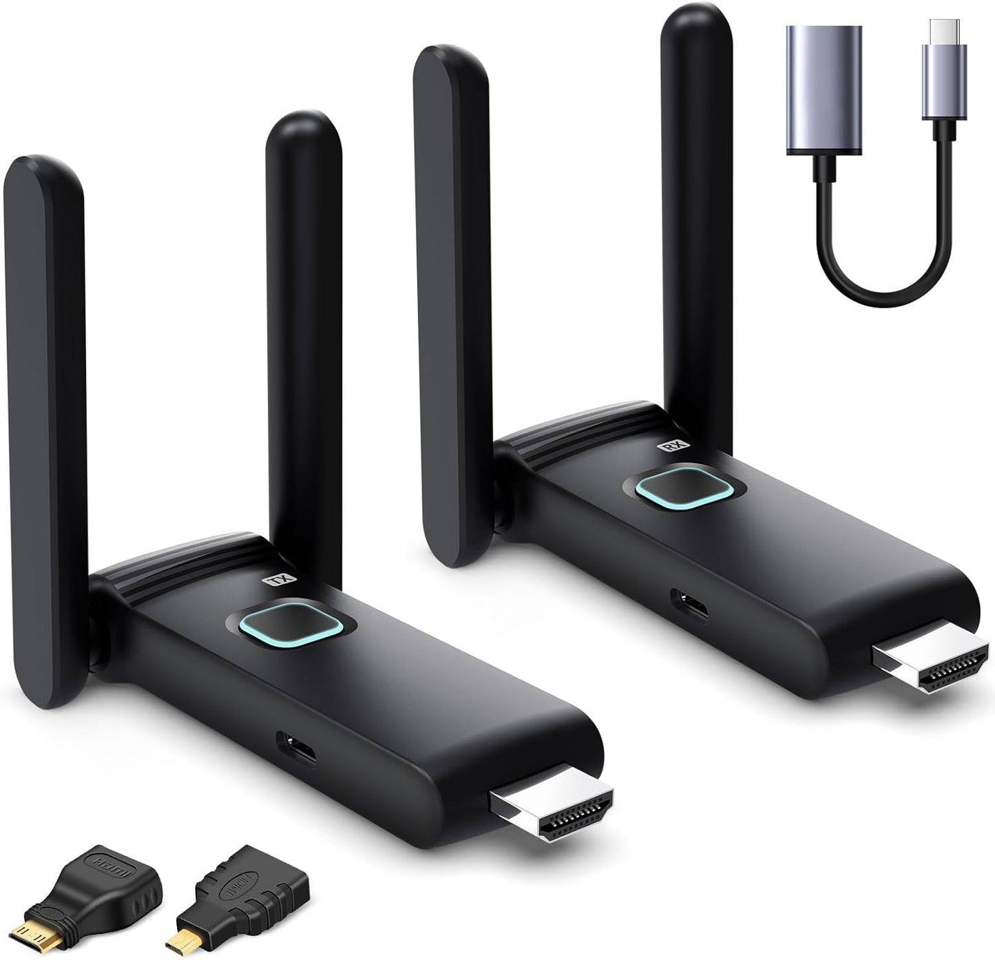 Wireless HDMI Transmitter and Receiver for 1080P Streaming