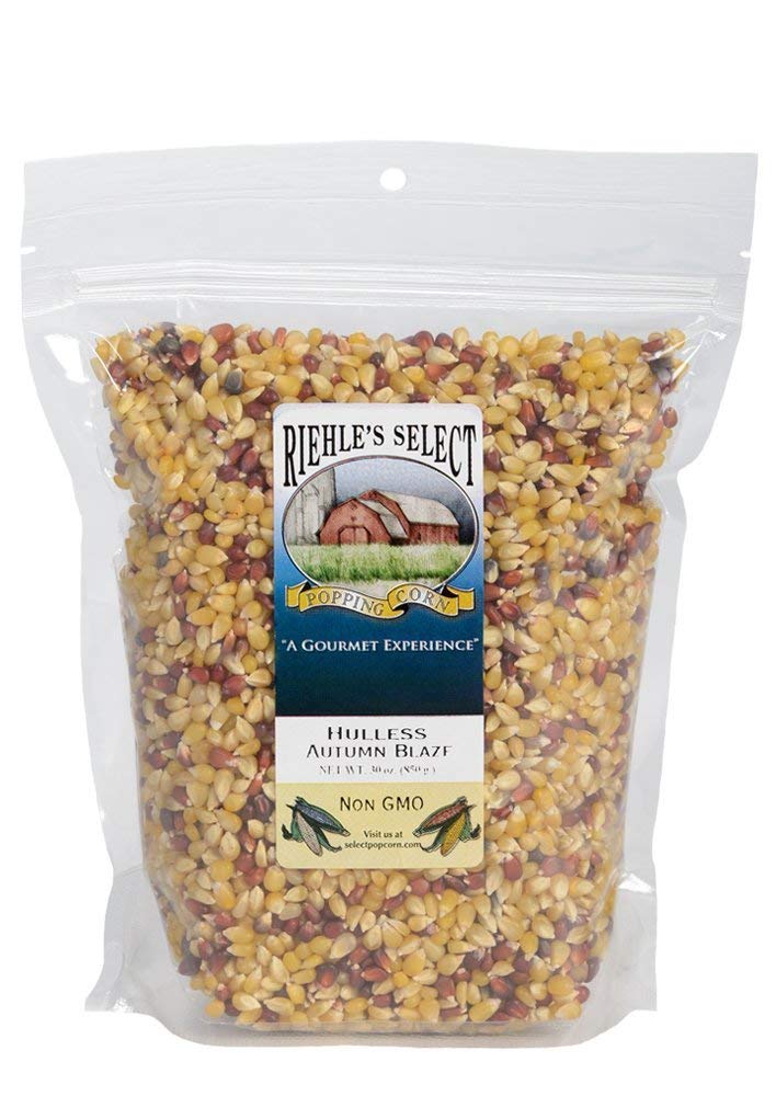 Hulless Autumn Blaze Popcorn - Non GMO, Gluten Free - 28oz Bag