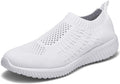 LANCROP Women's Sock Walking Shoes - Breathable Slip-On Comfort