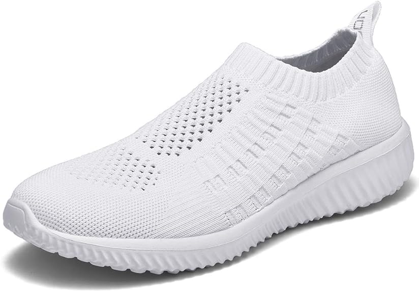 LANCROP Women's Sock Walking Shoes - Comfortable Mesh Sneakers