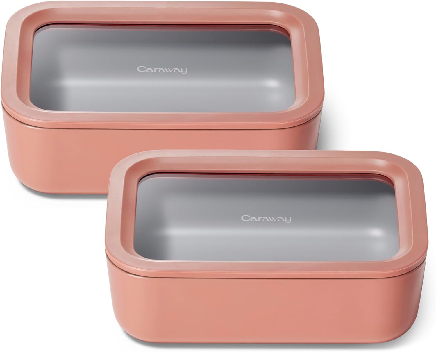 Caraway 2pc Glass Food Storage Set - Non Toxic & Stylish