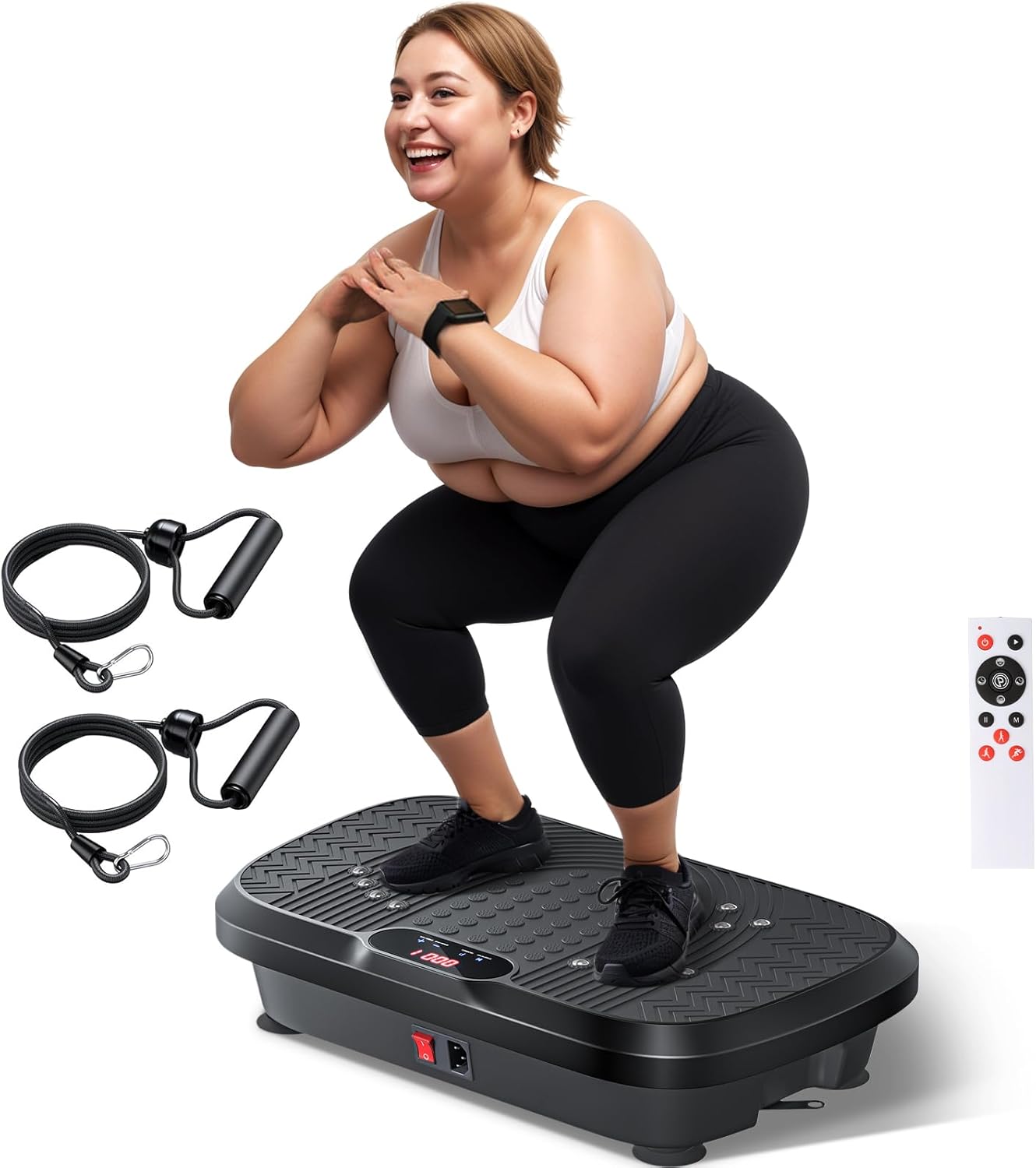 Banspol Vibration Plate: 240 Speeds, Lymphatic Drainage, Home Fitness