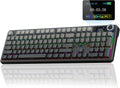 F108 Pro Full Size Wireless Mechanical Keyboard with Screen - 8000mAh