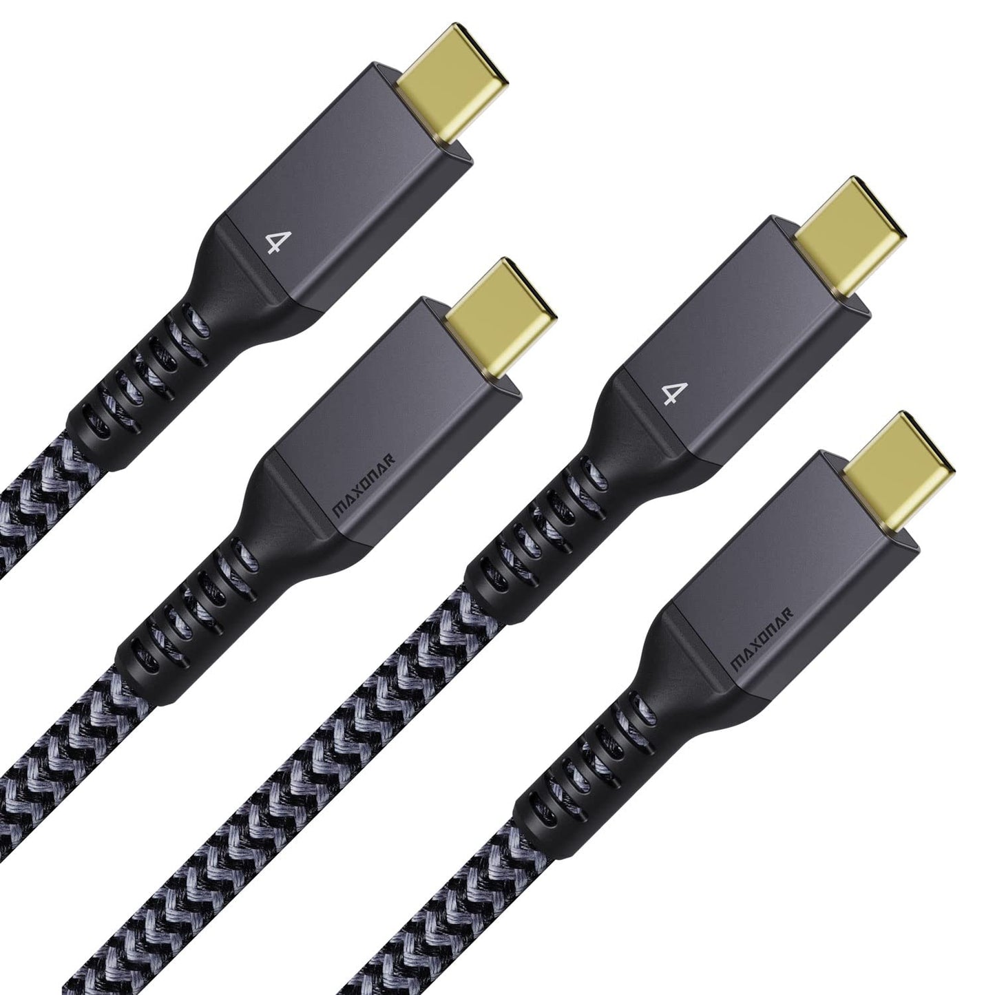 Maxonar 10FT Thunderbolt 4 Cable for 8K Video and Fast Charging