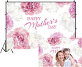 Happy Mother's Day Photography Backdrop 10x8ft - Sweet Pink Carnations